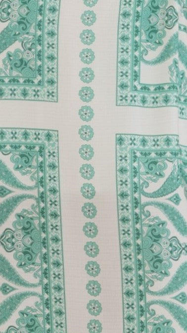 Talise Maxi Dress- Green Aztec
