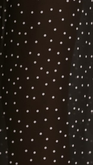 Rubi Top and Pants Set - Black Polka