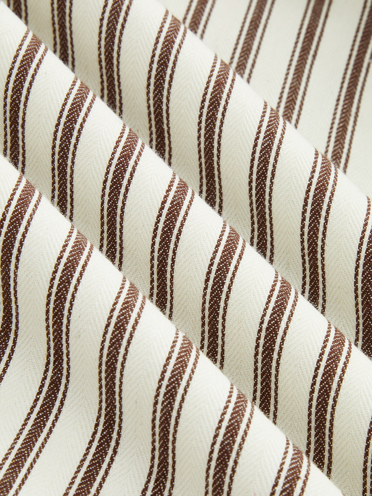 Cotton Striped Sleeveless Top & Midi Skirt Set