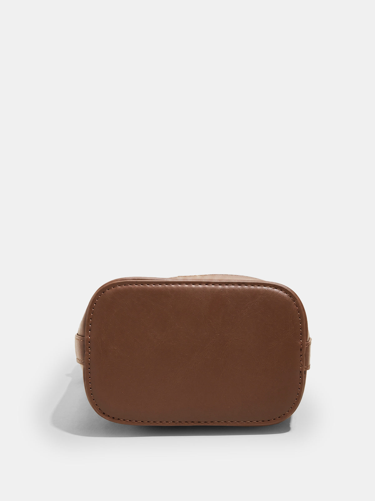 Woven Straw Bucket Crossbody Handbag