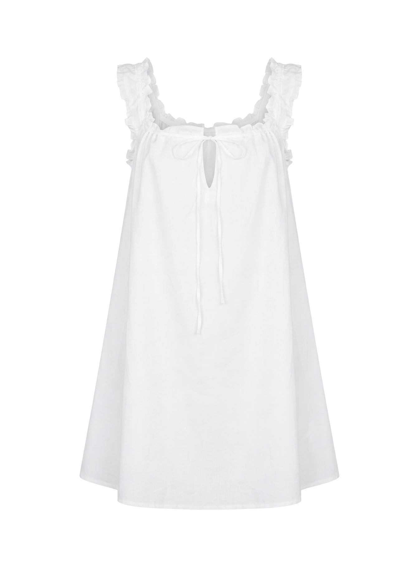 Swing Mini Dress White Petite