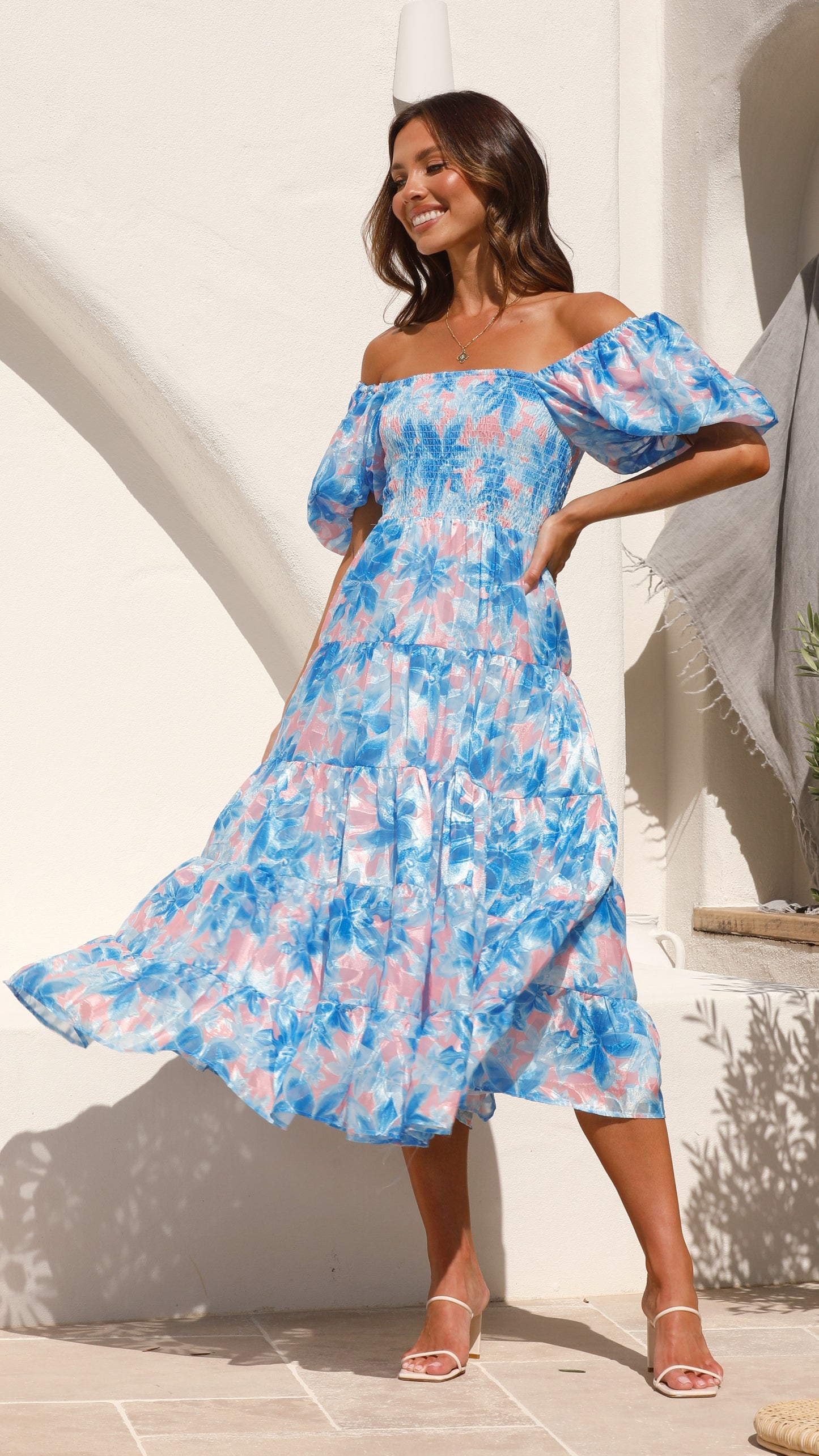 Silica Maxi Dress - Blue