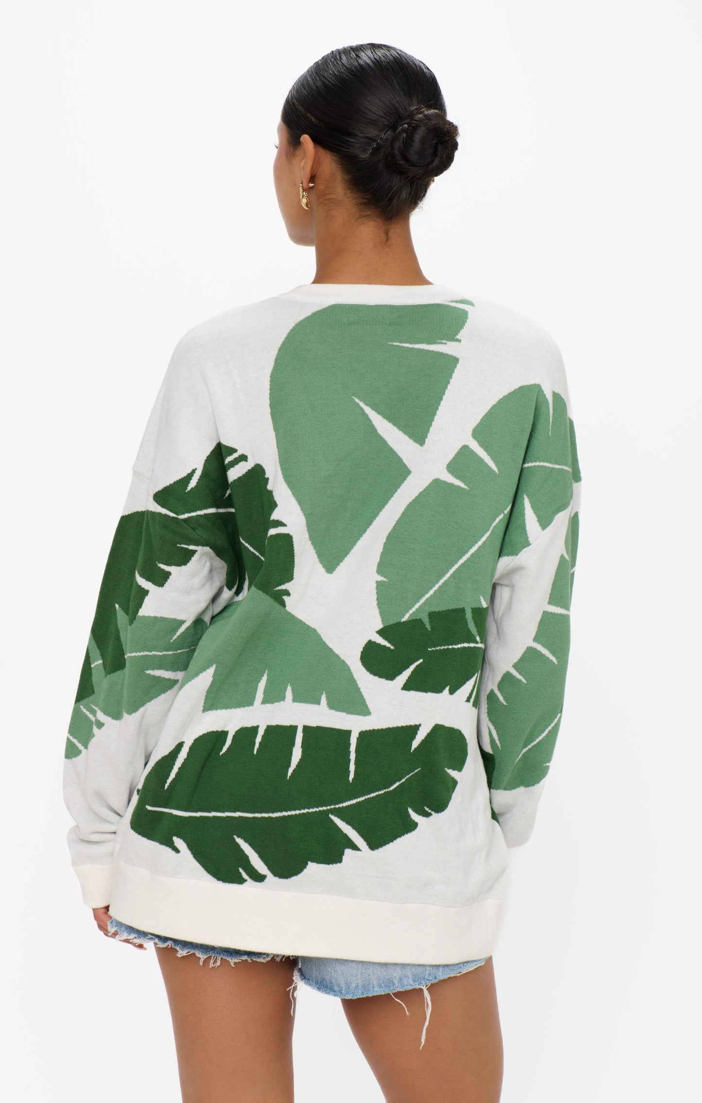 Adventure Sweater ~ Tropical Palm Knit