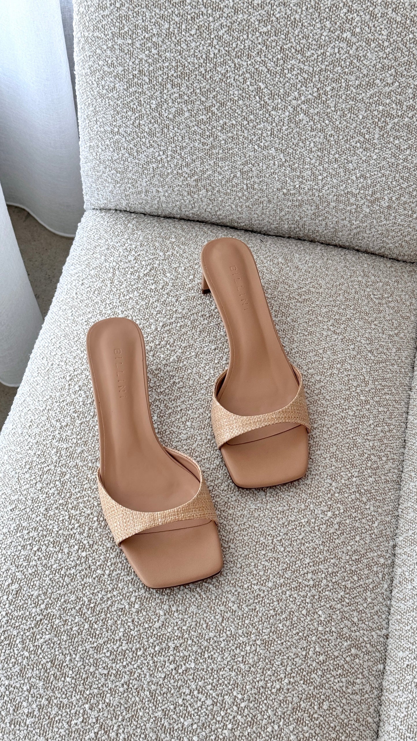 Yadira Heel - Natural Raffia