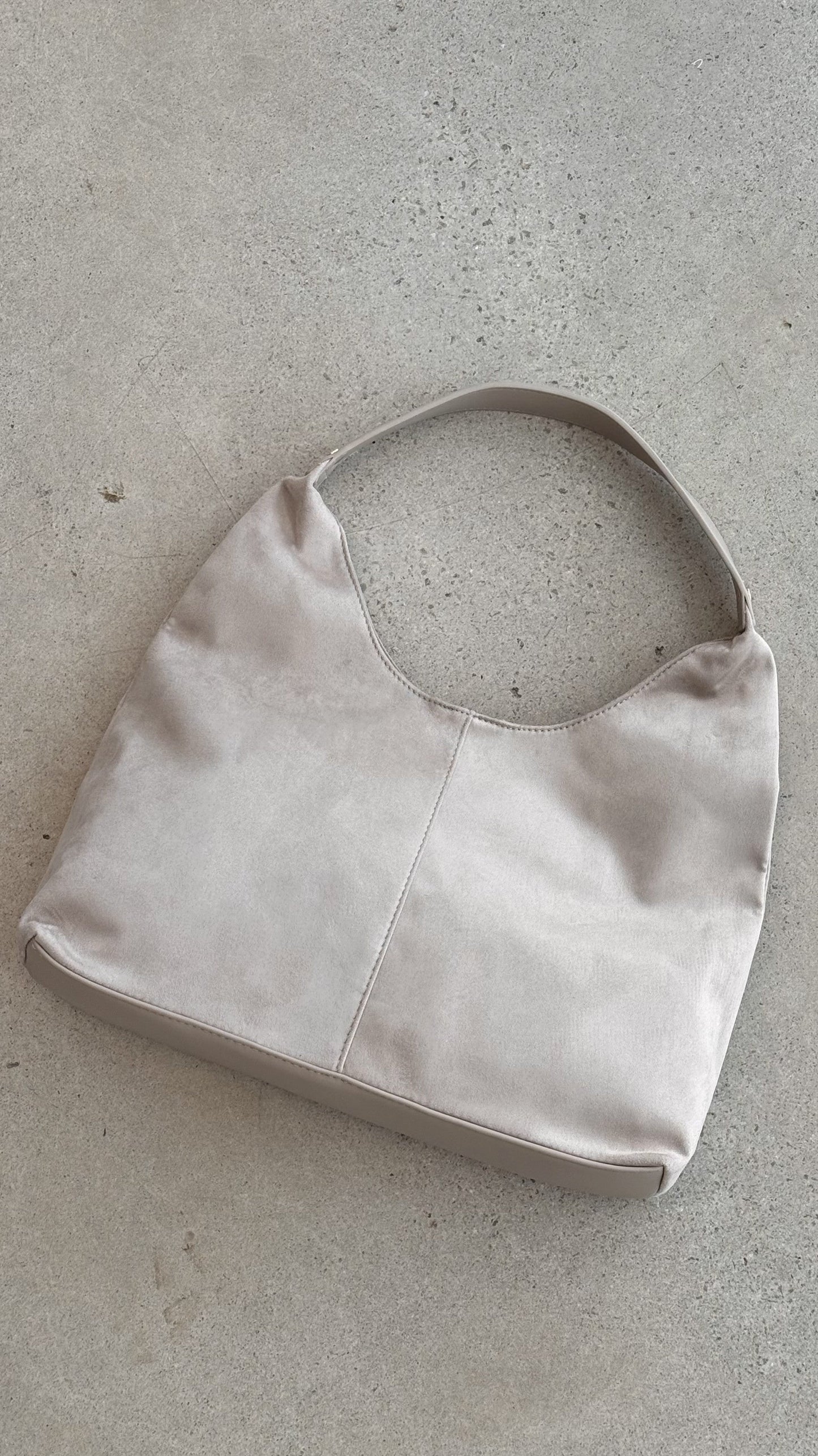 Tammy Shoulder Bag - Mist Suede