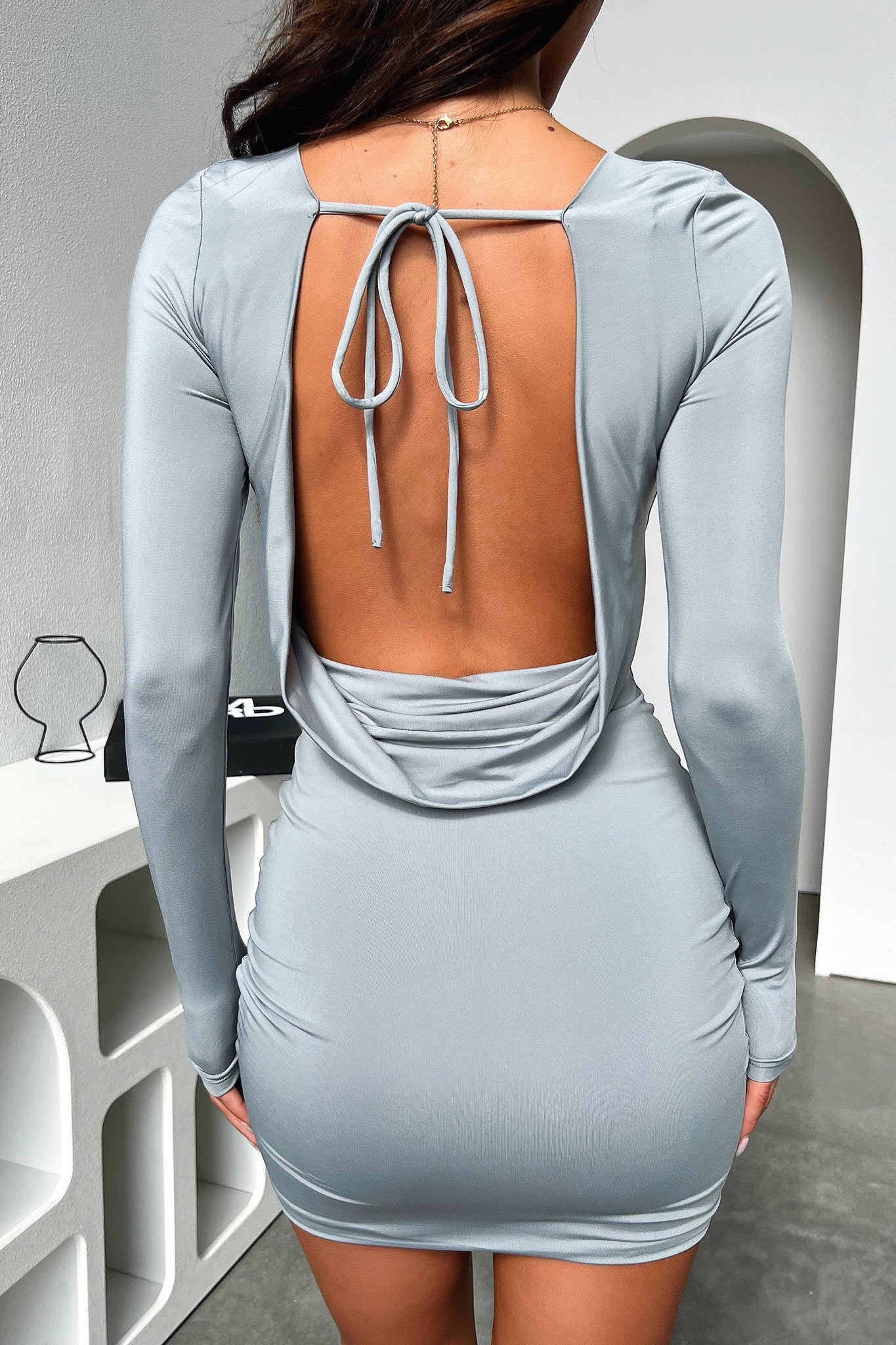 Izara Dress - Grey