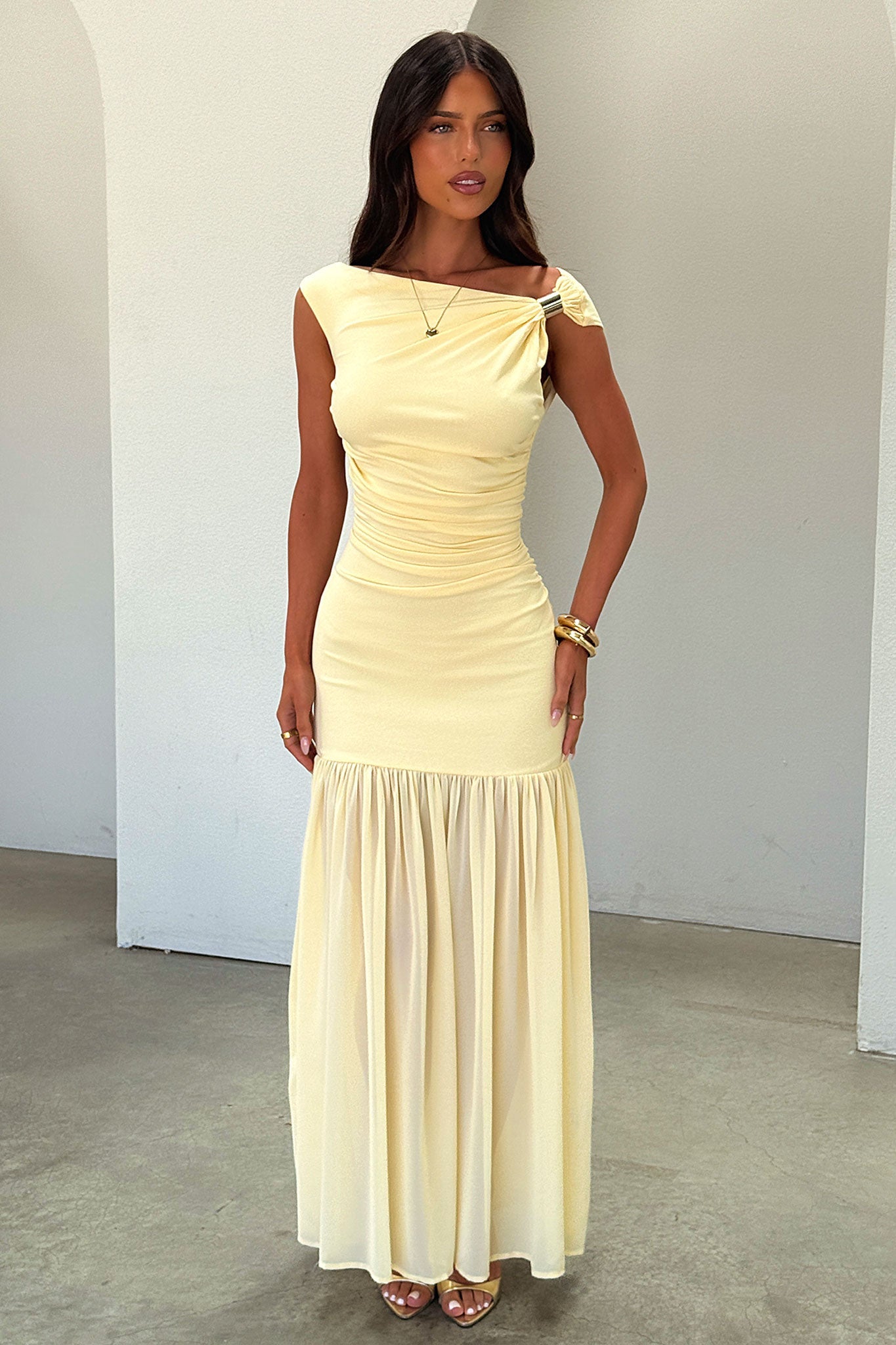 Kalister Maxi Dress - Yellow