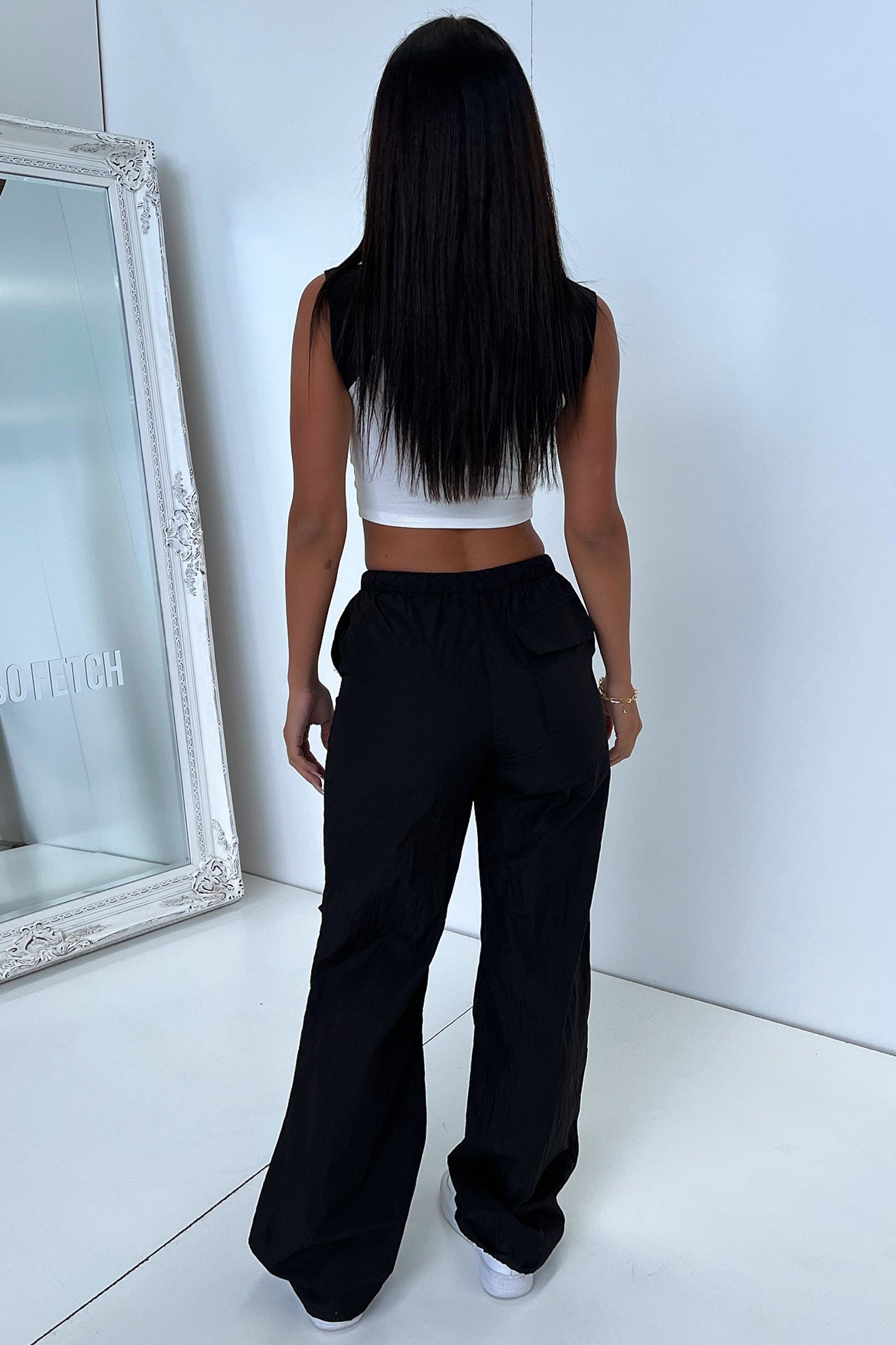 Karter Parachute Pants - Black