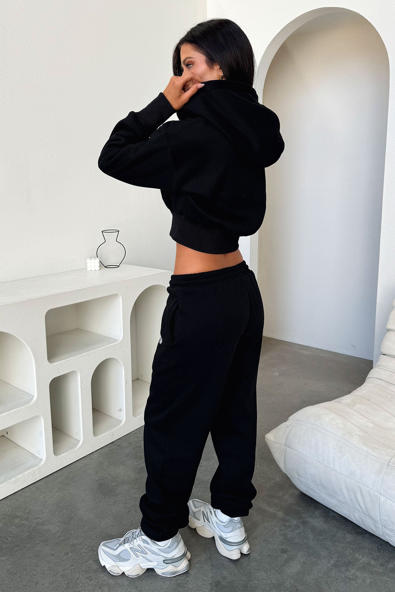 Kaztek Cropped Jacket - Black