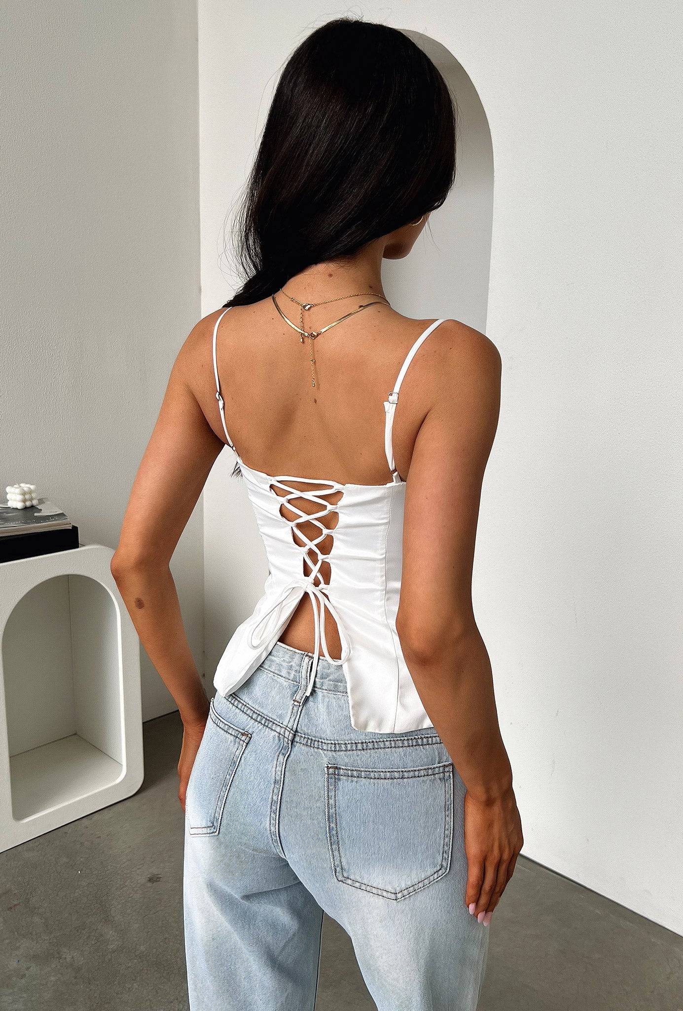 Layla Bustier Top - White