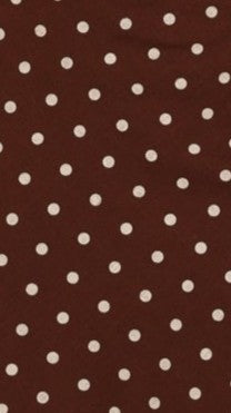 Benni Asymmetric Mini Dress - Chocolate/Nude Spot