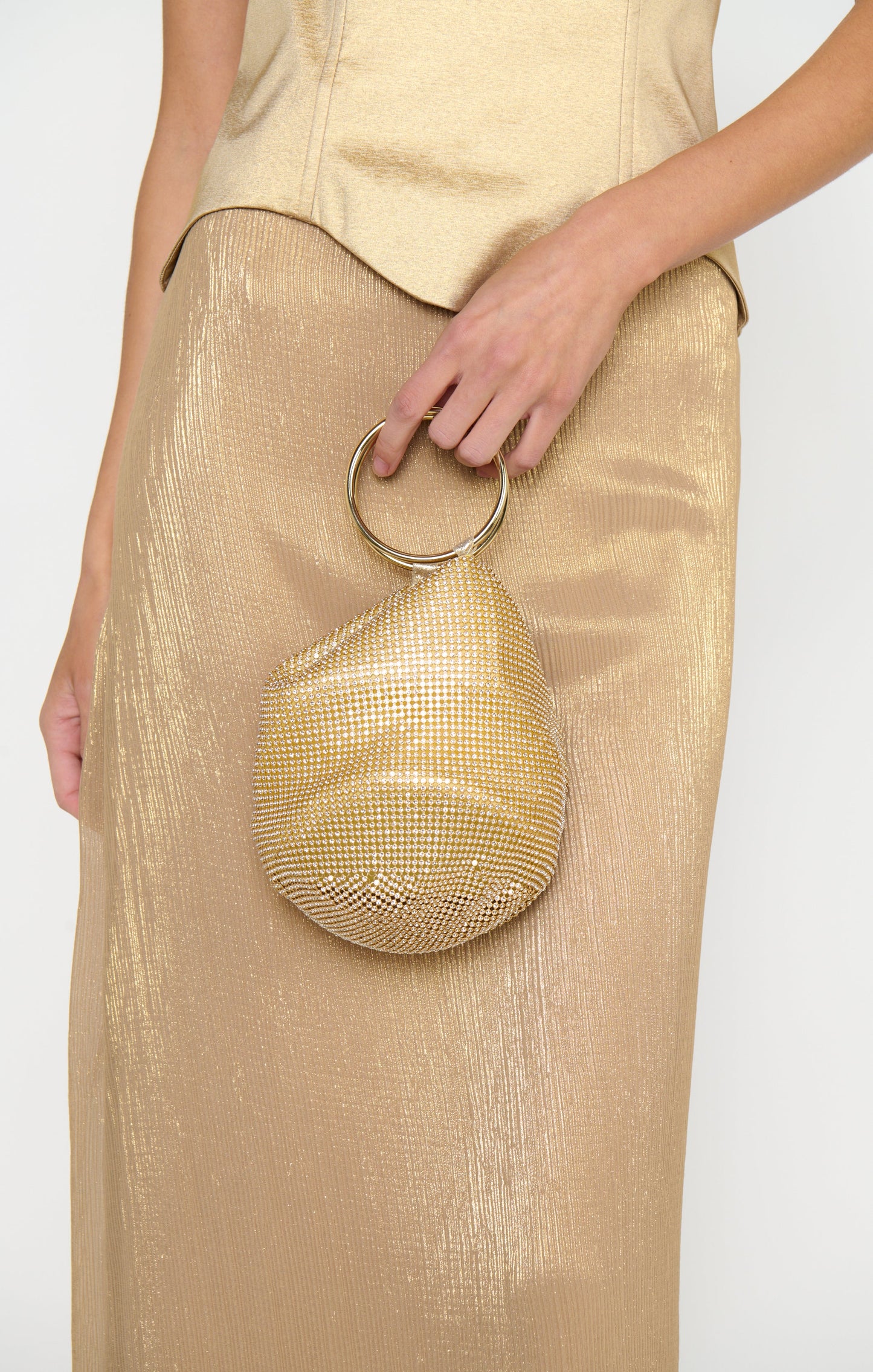 Celeste Crystal Bag ~ Gold
