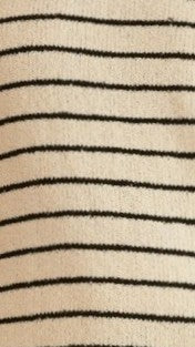 Robin Shorts - Cream/Black Stripe