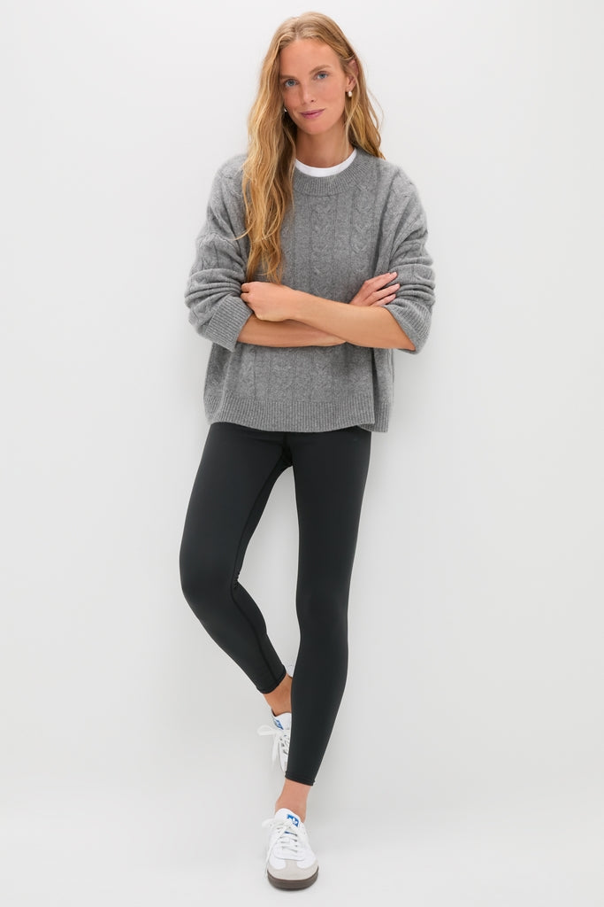 Black High Rise Compression Spandex MacKenzie Legging
