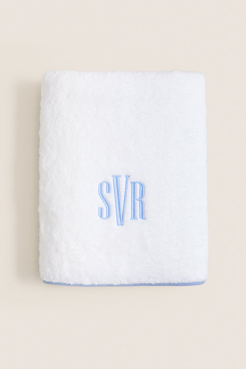 Azure Cairo Bath Towel