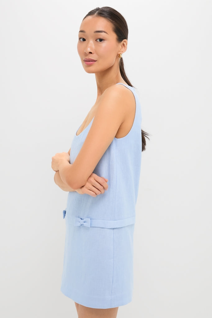 Blue Harper Mini Dress