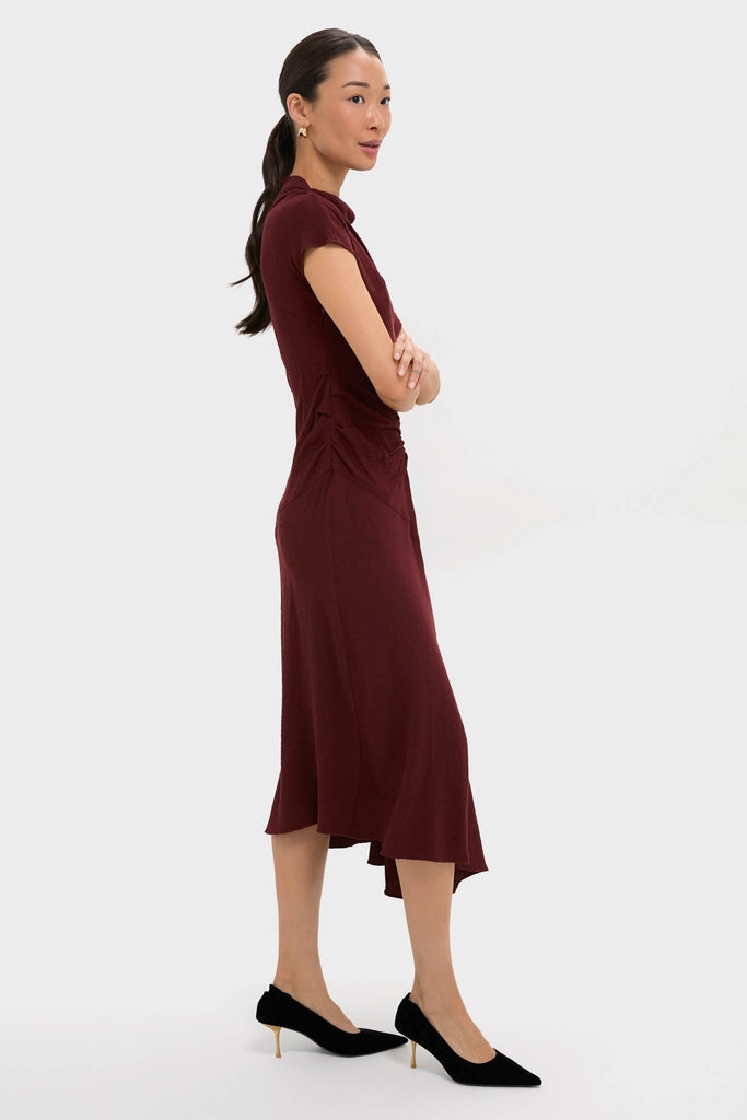 Black Cherry Dena Midi Dress