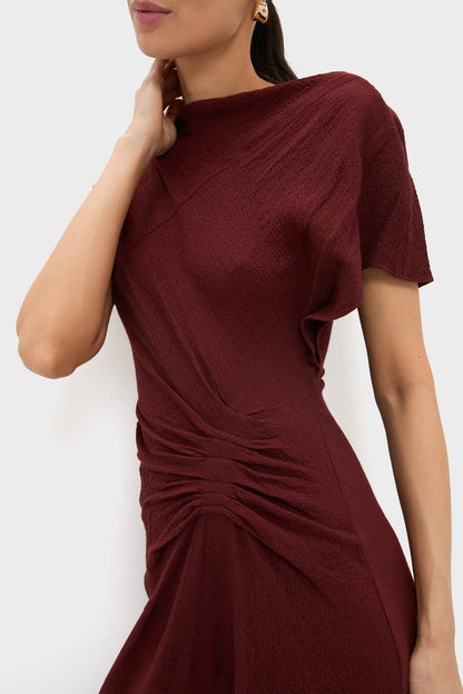 Black Cherry Dena Midi Dress