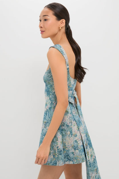 Aquarelle Jacquard Rue Mini Dress