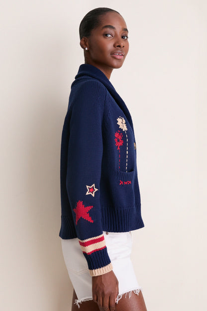 Americana Fireworks Liberty Cardigan
