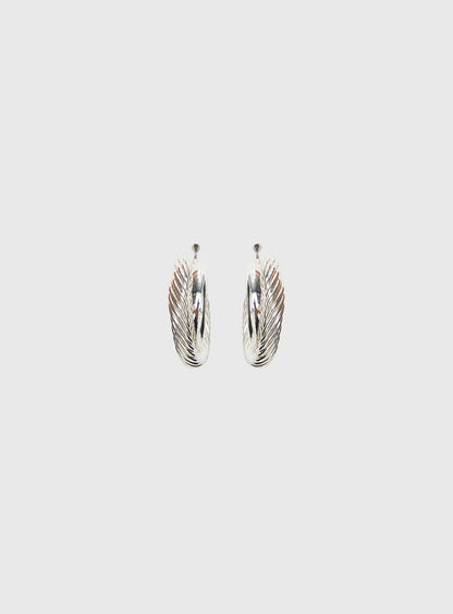 Aster Layered Hoops Silver