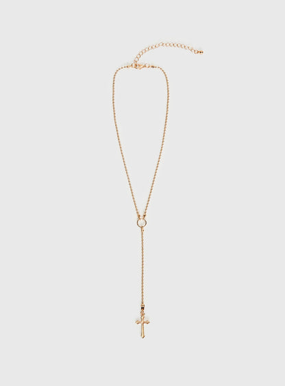 Arienne Y Necklace Gold