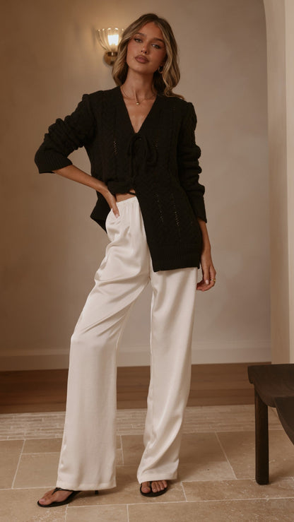 Georgia Knit Top - Black