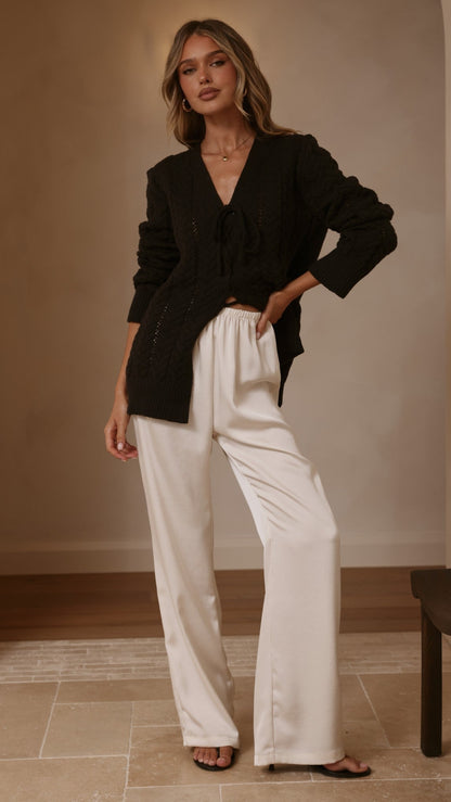 Georgia Knit Top - Black