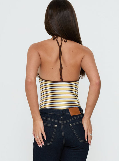 Aethoria Arrowneck Bodysuit Multi Stripe