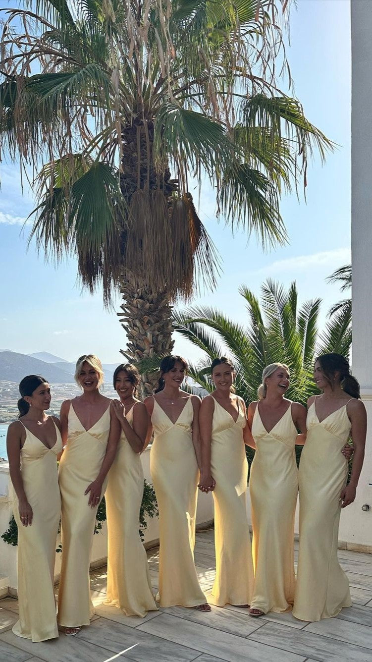 Ziah Maxi Dress - Lemon