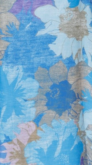 Rixie Maxi Skirt - Blue Floral