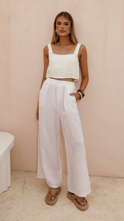 Oceana Pants - White