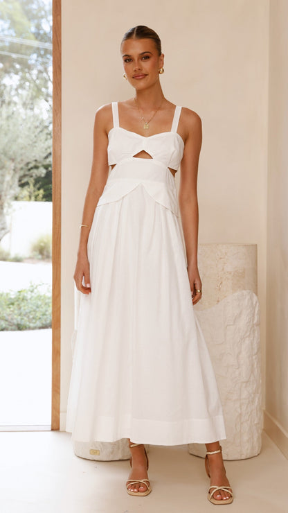 Harleigh Maxi Dress - White
