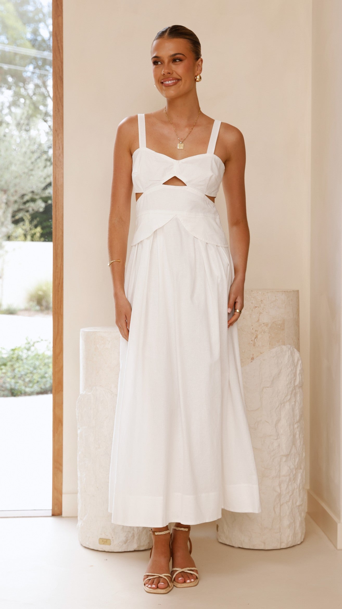 Harleigh Maxi Dress - White