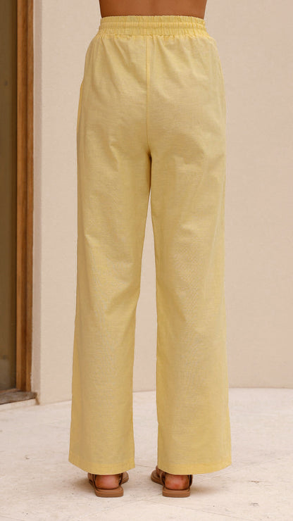 Valene Pants - Yellow