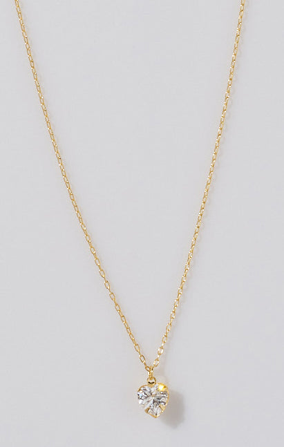 Faithy Jewels Hailey Heart Necklace ~ Gold