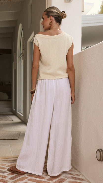 Robin Off Shoulder Top - Butter