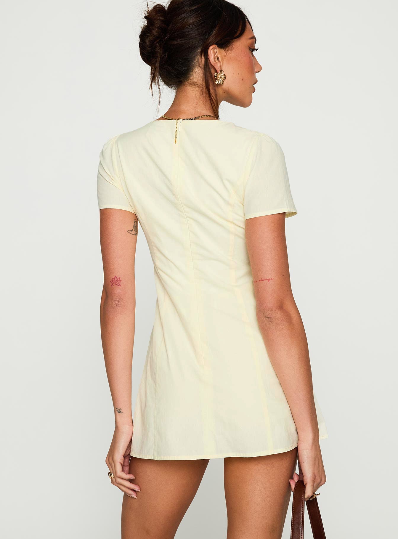 Loveliness Romper Lemon