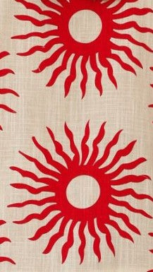 Aralyn Playsuit - Beige / Red Sun