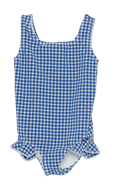 Annabel One Piece ~ Blueberry Gingham