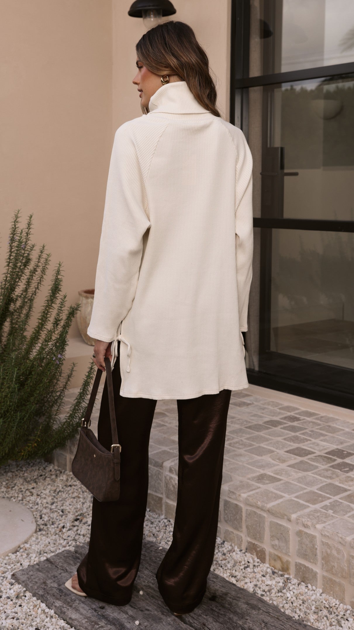 Ravio Oversized Rib Knit - Cream