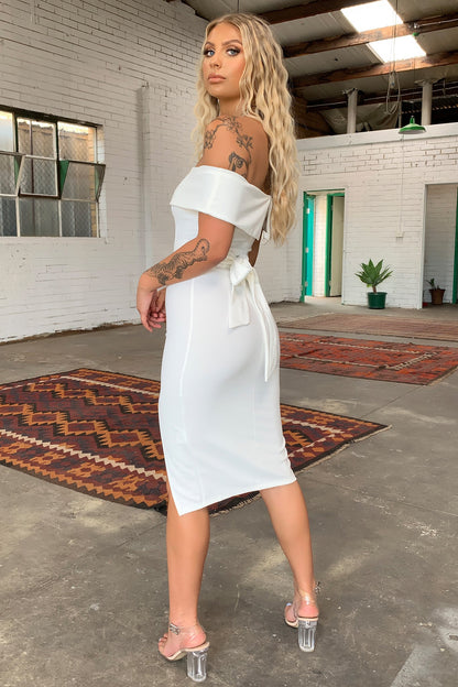 Jaqlin Dress - White