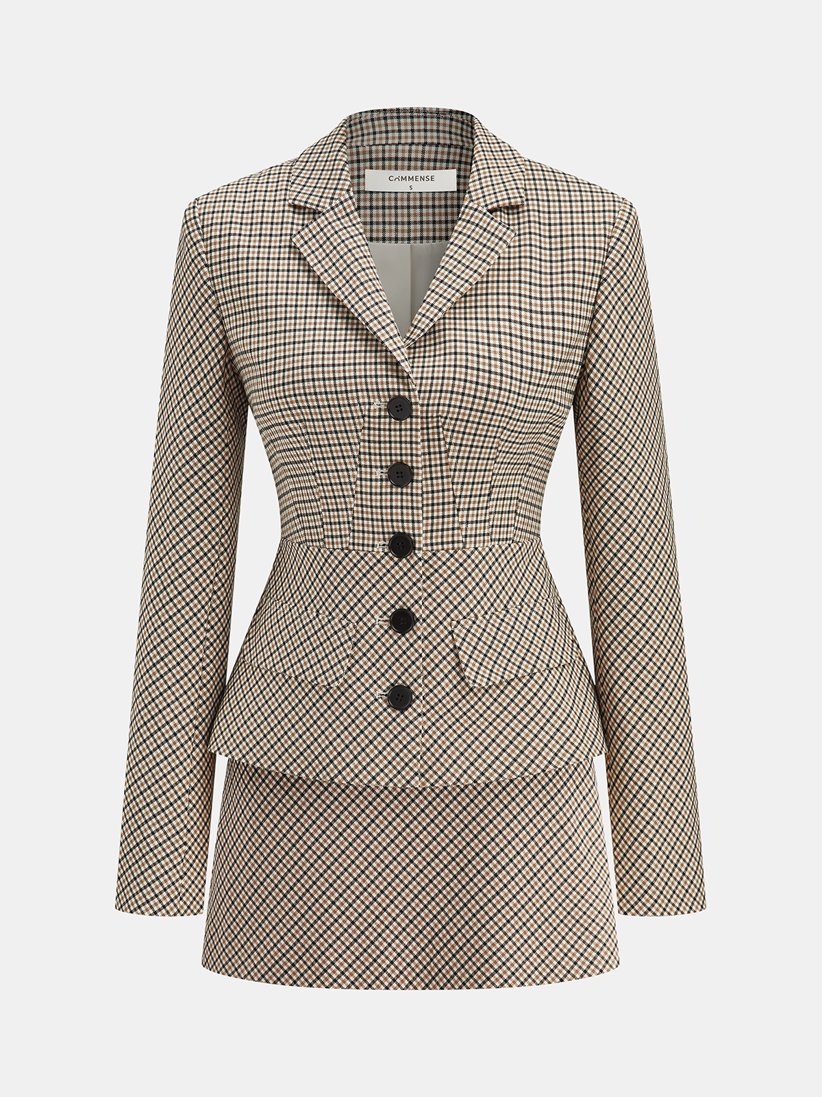 Checked Mini Skirt