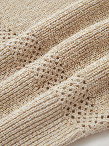Bloused Waist Sleeveless Knit Top