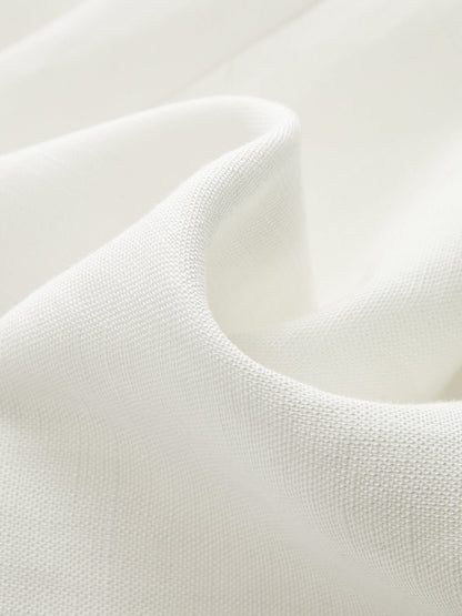 Bow Tie Wrap Linen Wide Leg Pants
