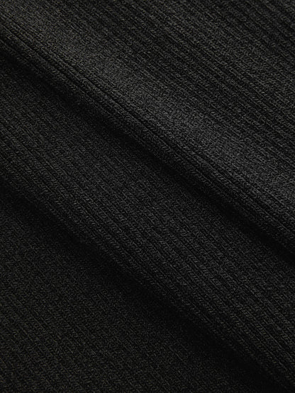 Contrast Trim Ribbed Knit Tank Top