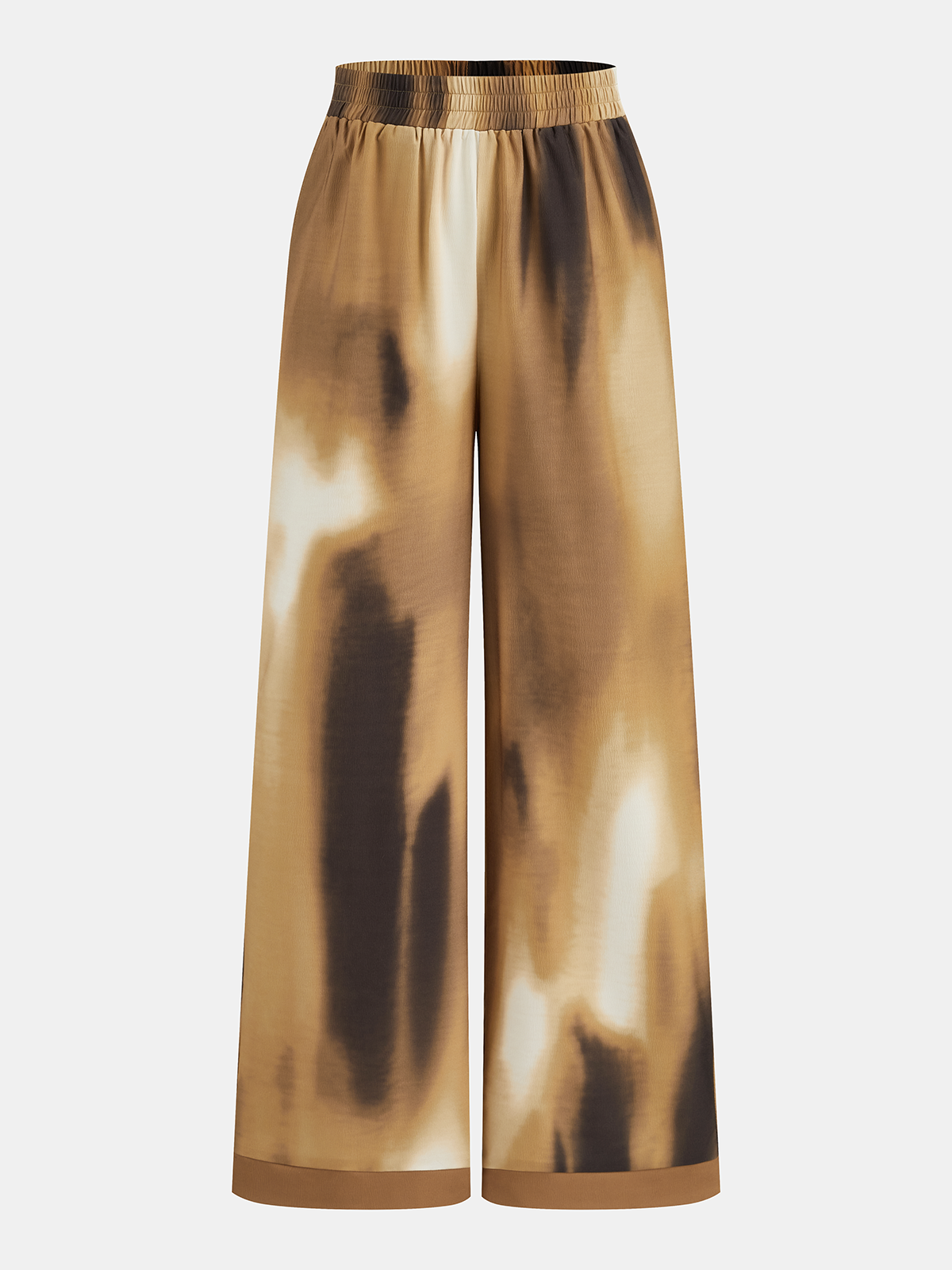 Tie-Dye Shirt & Wide-Leg Pants Set
