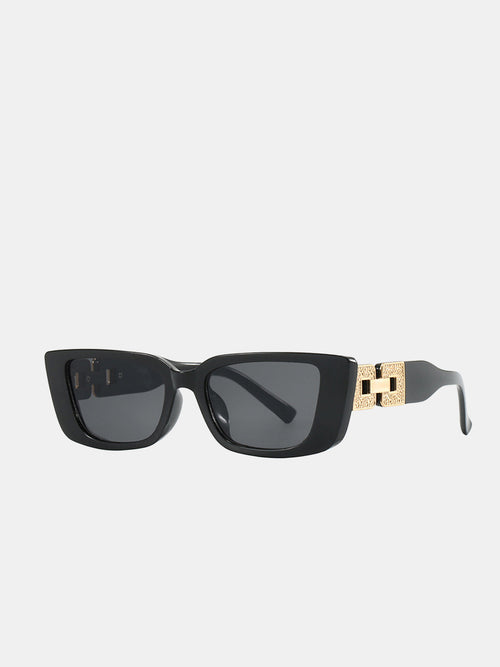 Metal Decor Cat-Eye Sunglasses
