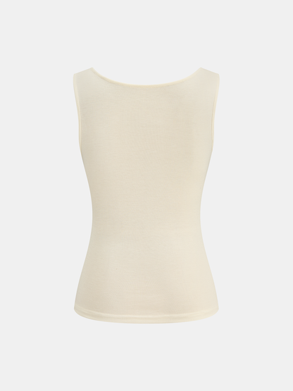 Chiffon Cape Overlay & Tank Top Two-Piece Set