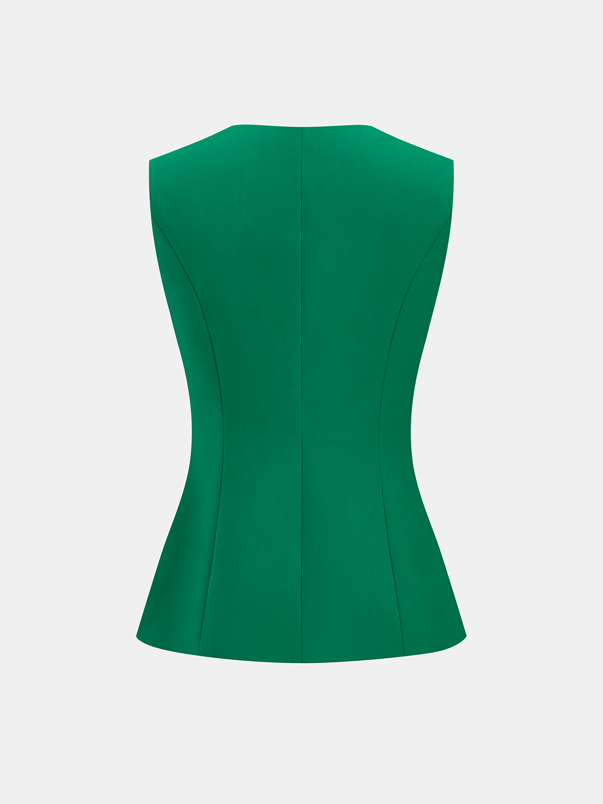 Button Front Tailored Vest & Skort Set